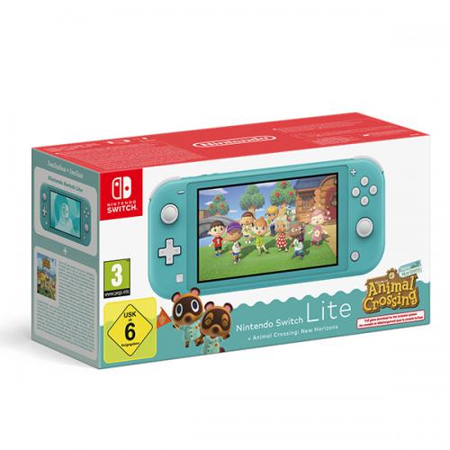 Console Nintendo Switch Lite Turchese + Animal Crossing